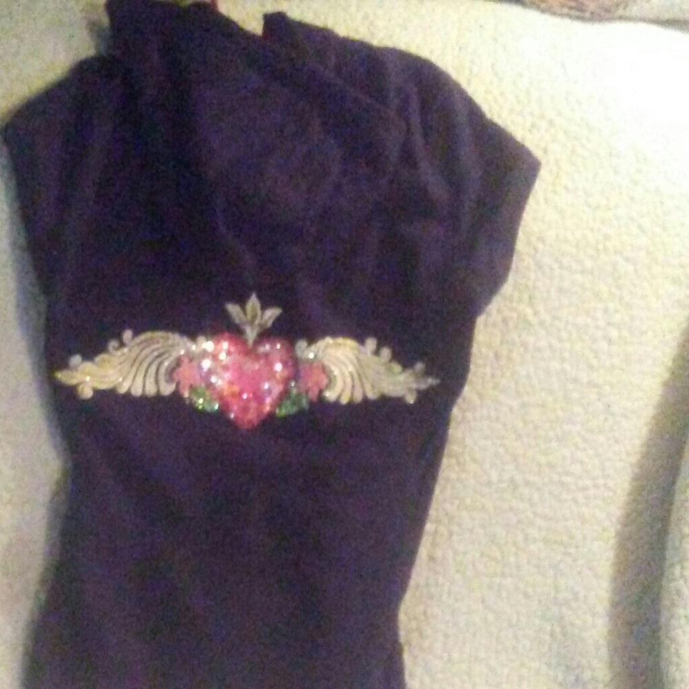 Twisted Heart short sleeve hoodie/pants set.BOGO